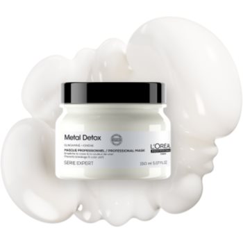 L’Oréal Professionnel Serie Expert Metal Detox mască hrănitoare profundă pentru par vopsit si deteriorat - imagine 3